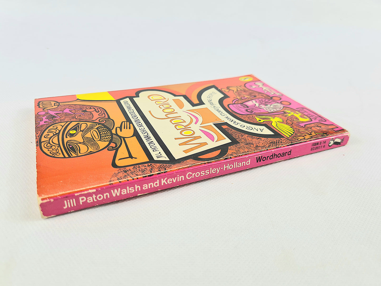 Wordhoard - Anglo Saxon stories for young people. Old children's book. Puffin publications