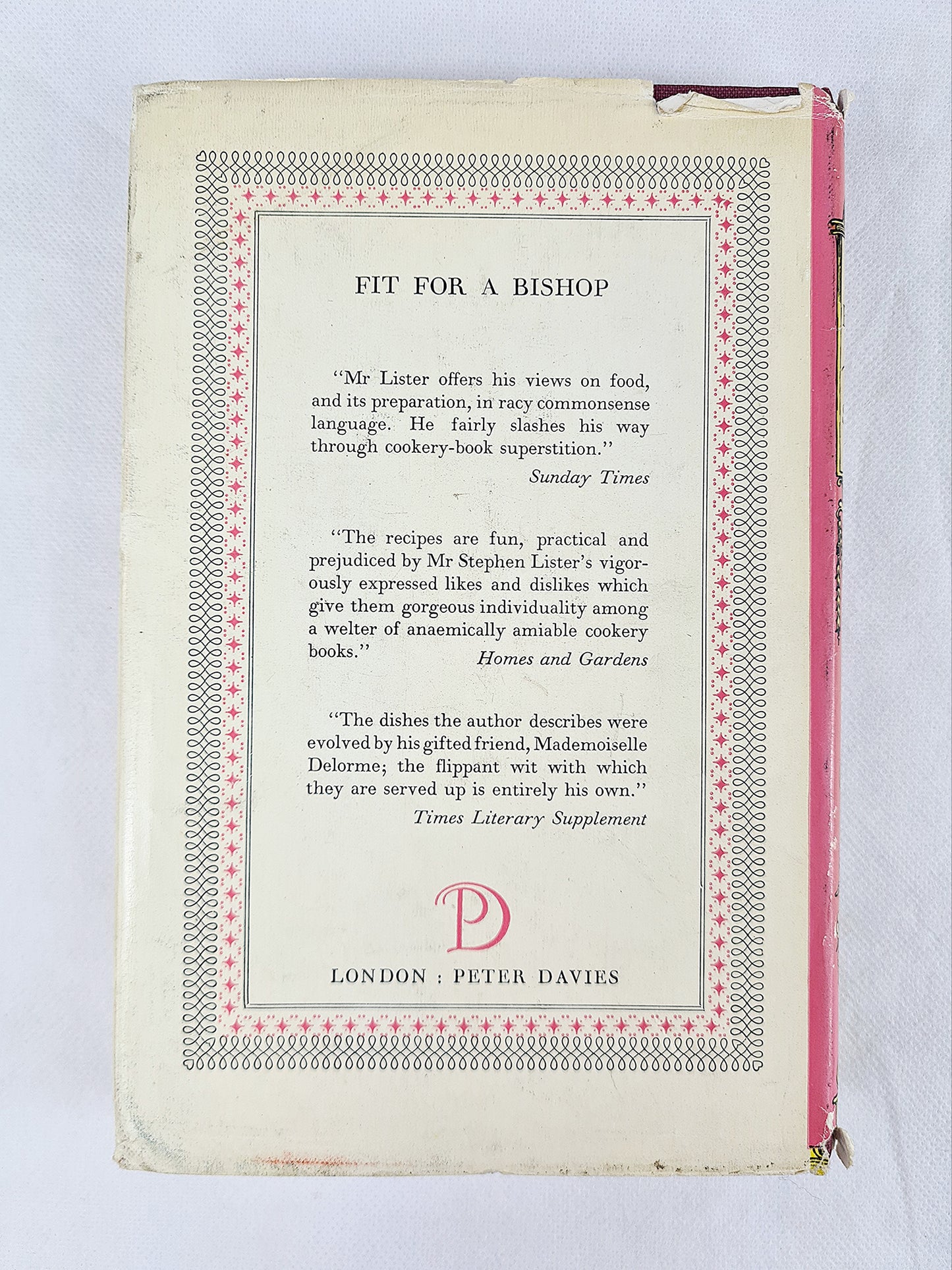 Fit For A Bishop, Stephen Lister (A Cook Book)