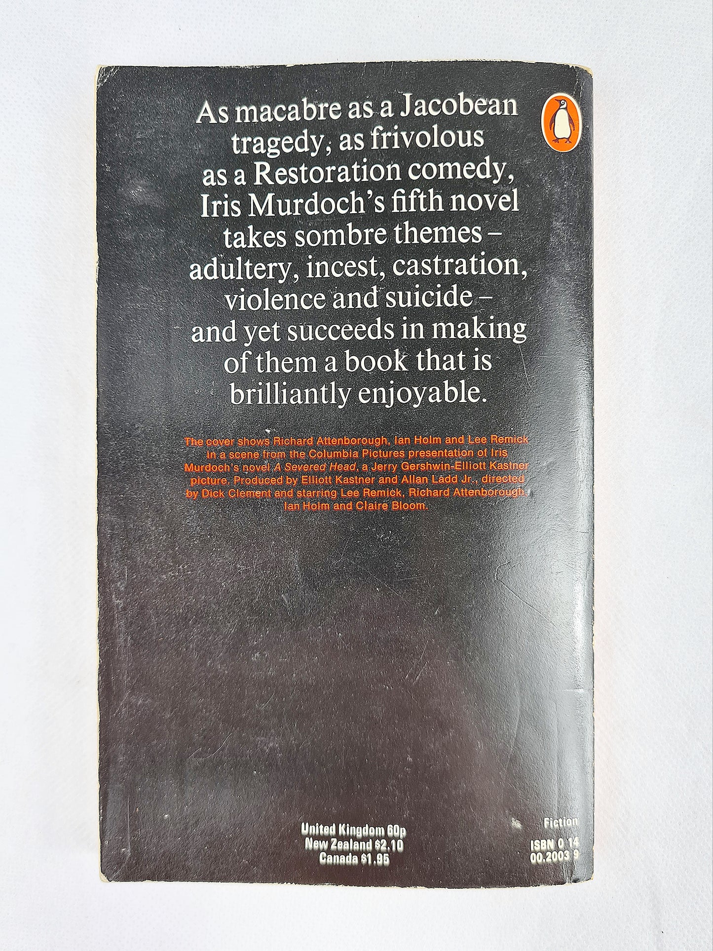 Iris Murdoch, A Severed Head