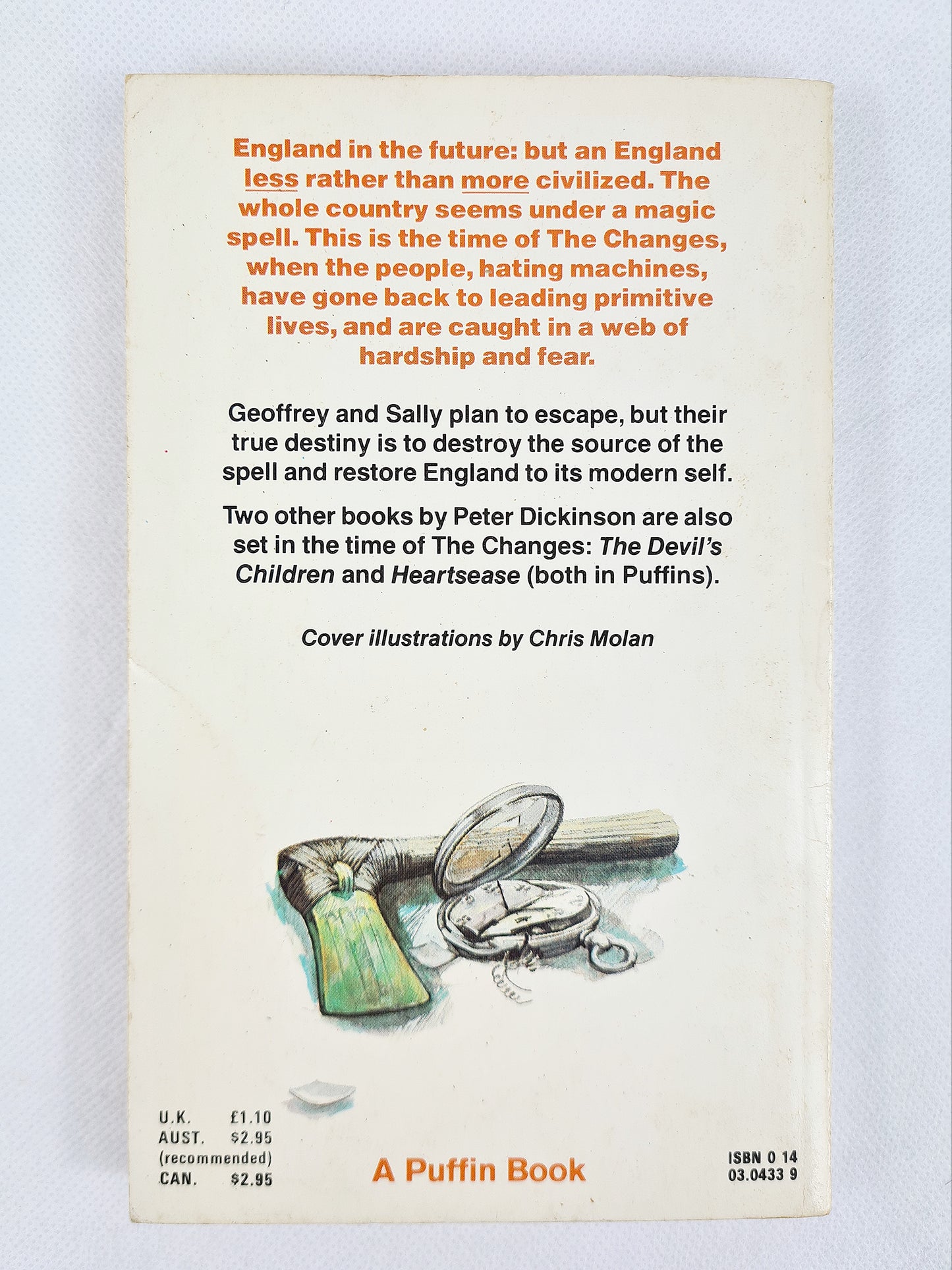 The Weather Monger by Peter Dickinson, Vintage Puffin book 1982