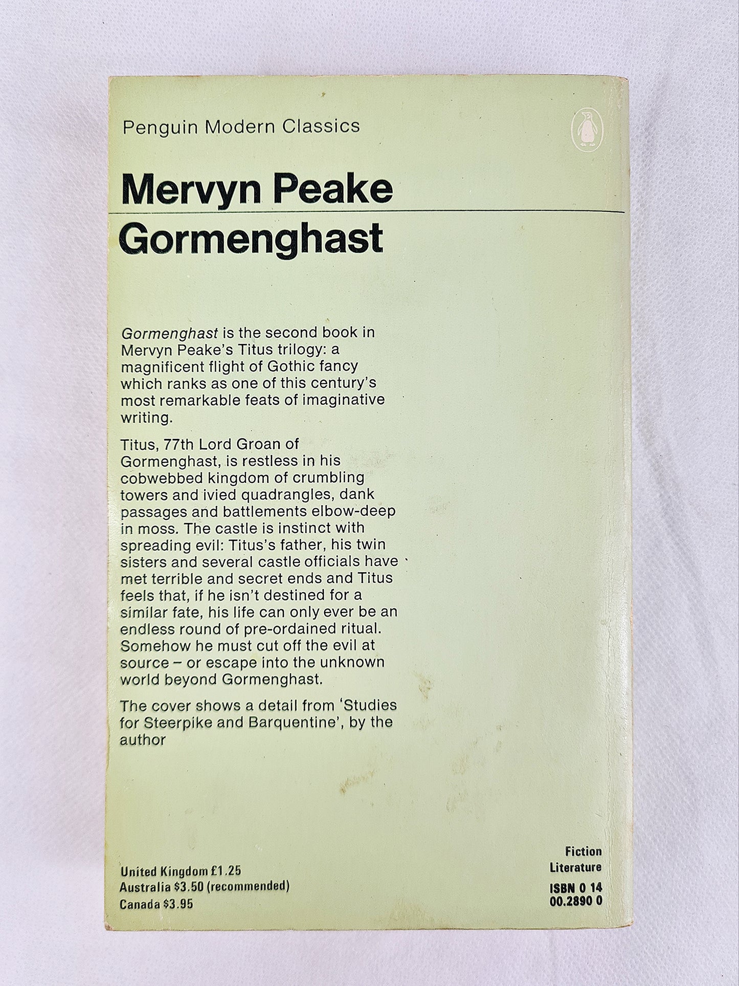 Gormenghast, Mervyn Peake, Penguin Modern Classics