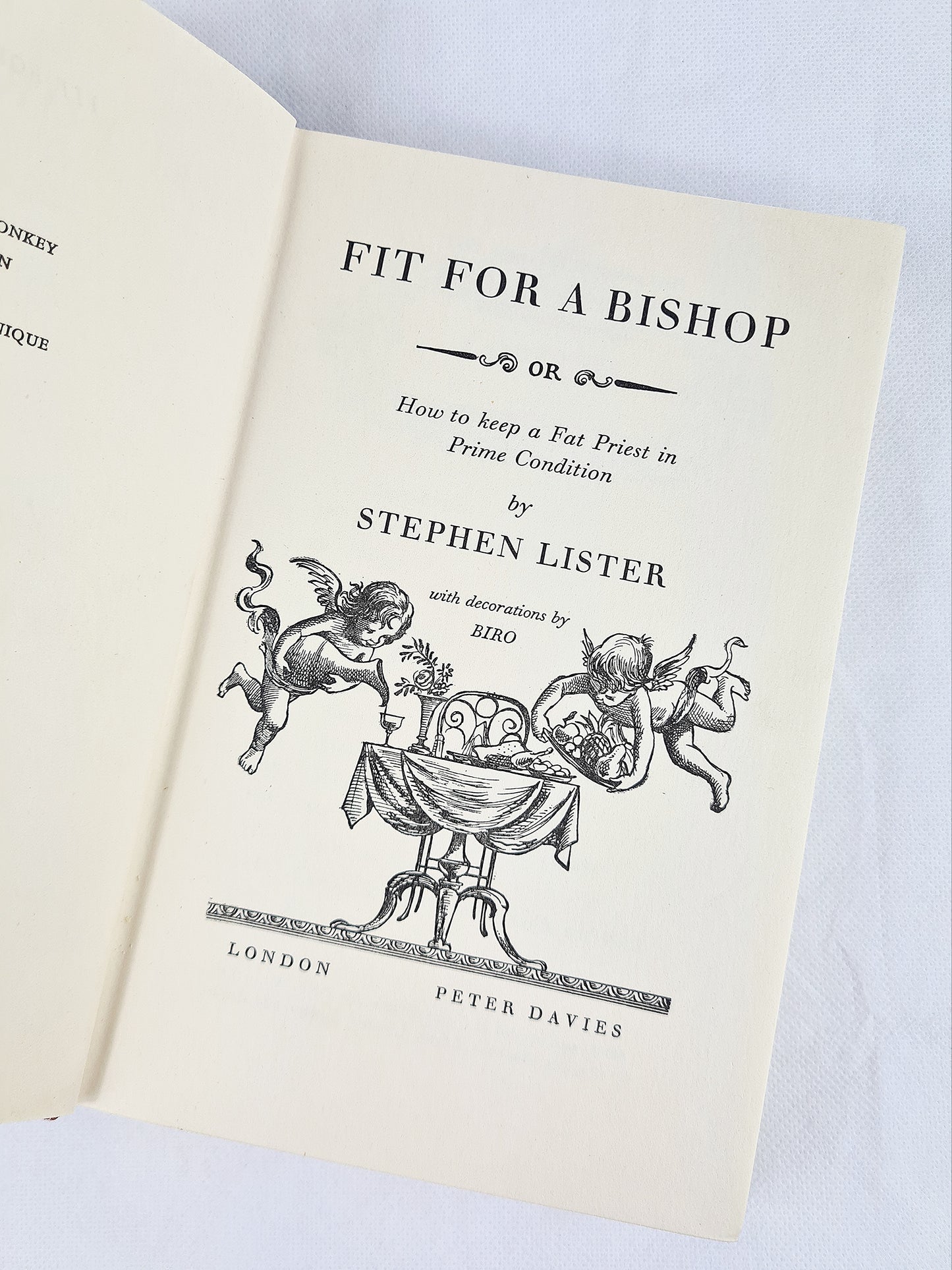 Fit For A Bishop, Stephen Lister (A Cook Book)