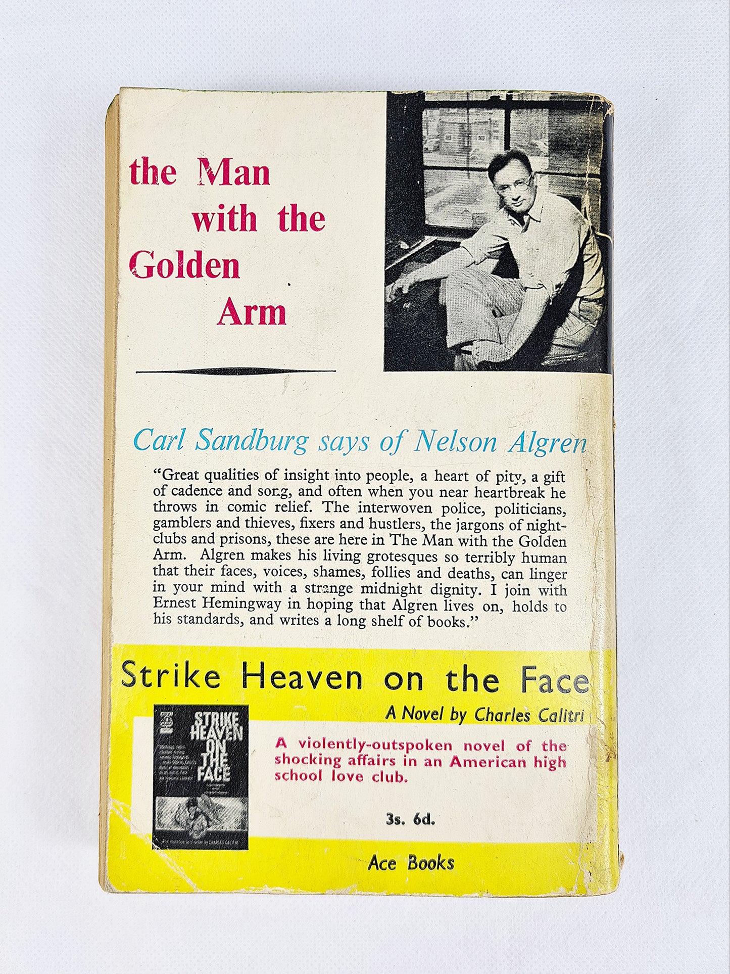 The Man With The Golden Arm, Nelson Algren