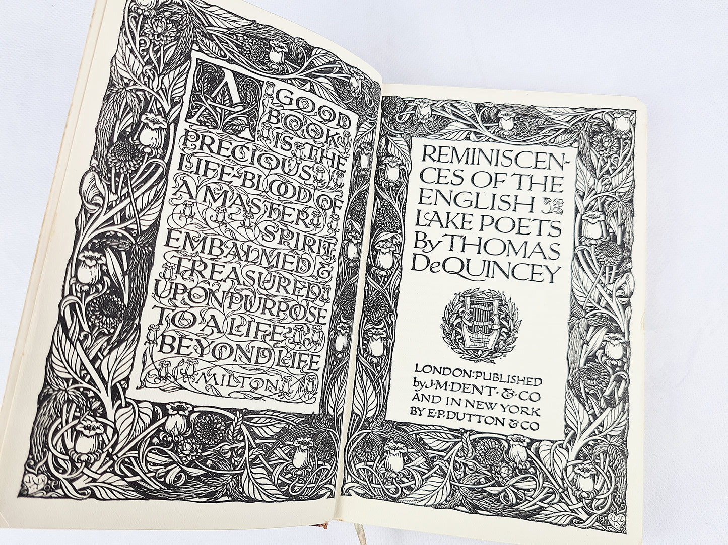 Decorative antique book