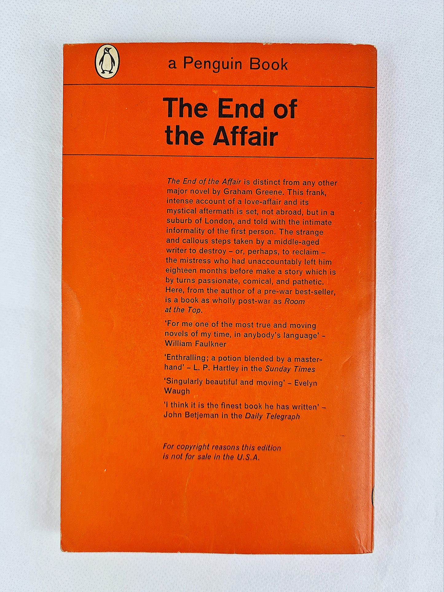 The End Of The Affair, Graham Greene