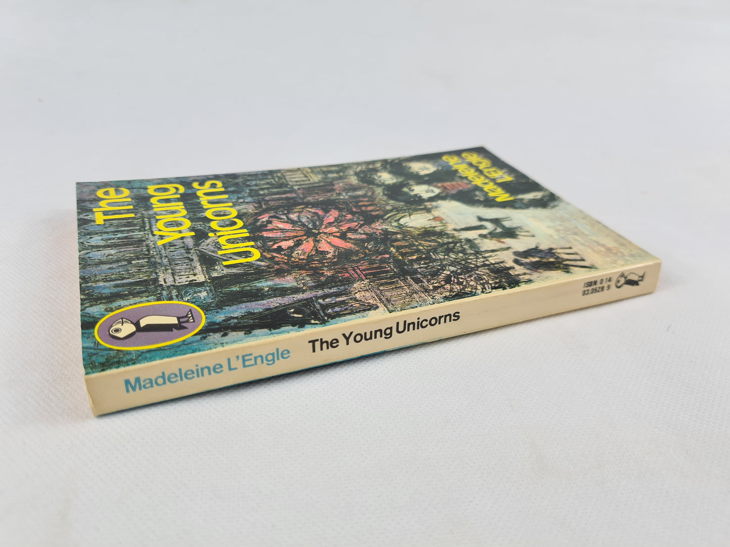 The Young Unicorns by Madeleine L'Engle. Old children's book. Puffin Books