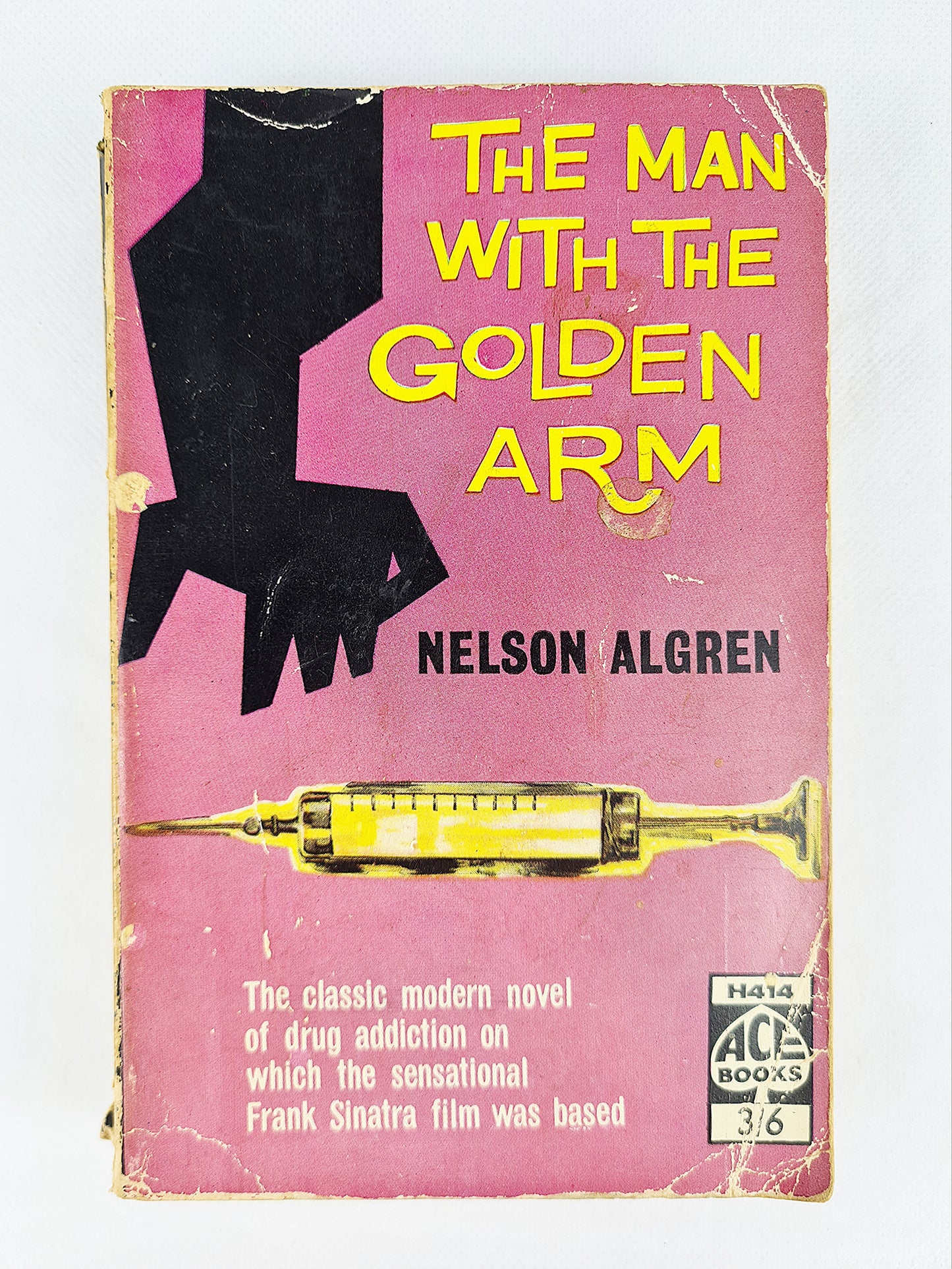 Vintage paperback book, The Man with the Golden Arm