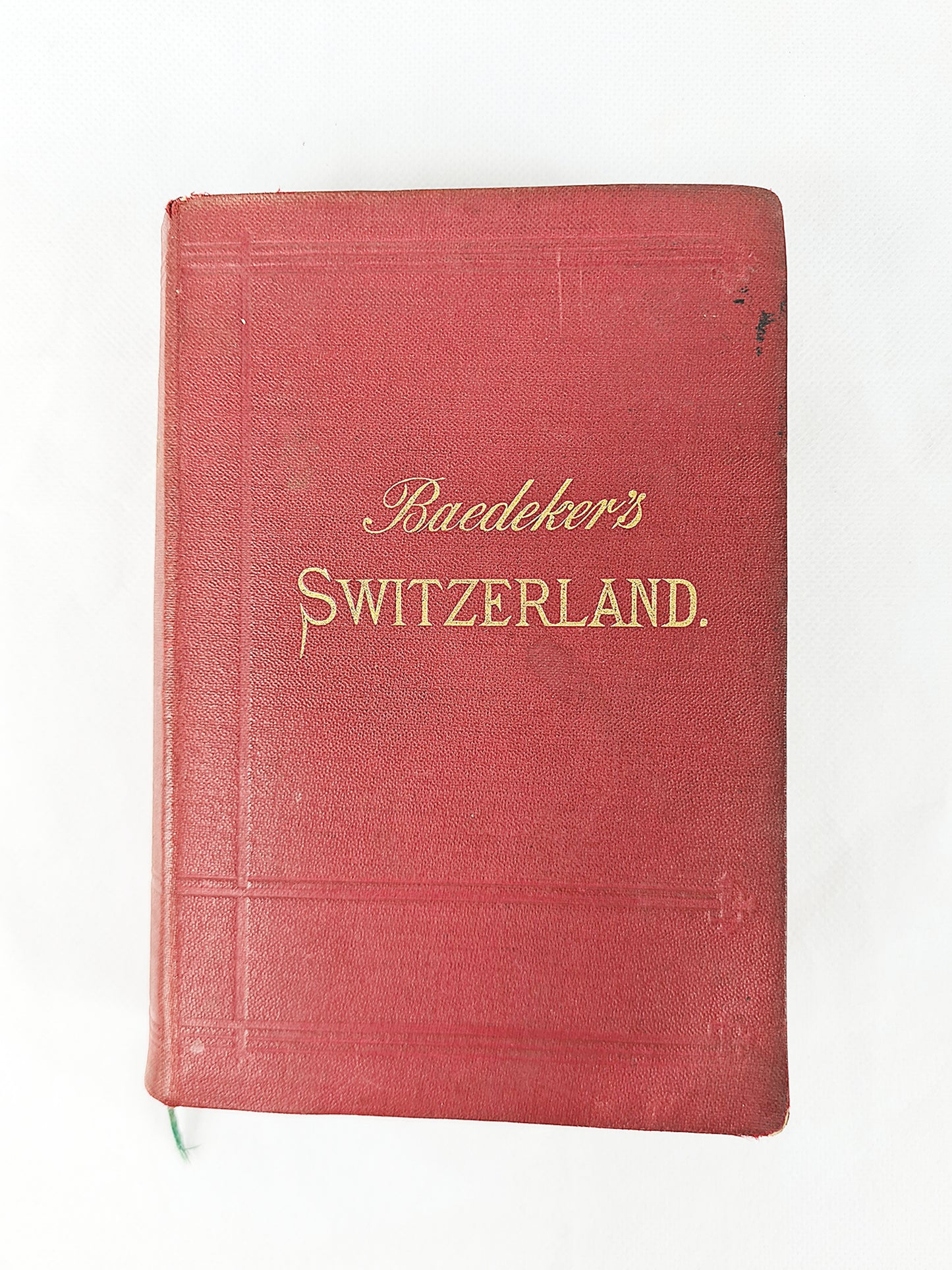 Baedekers Guide Books, Switzerland