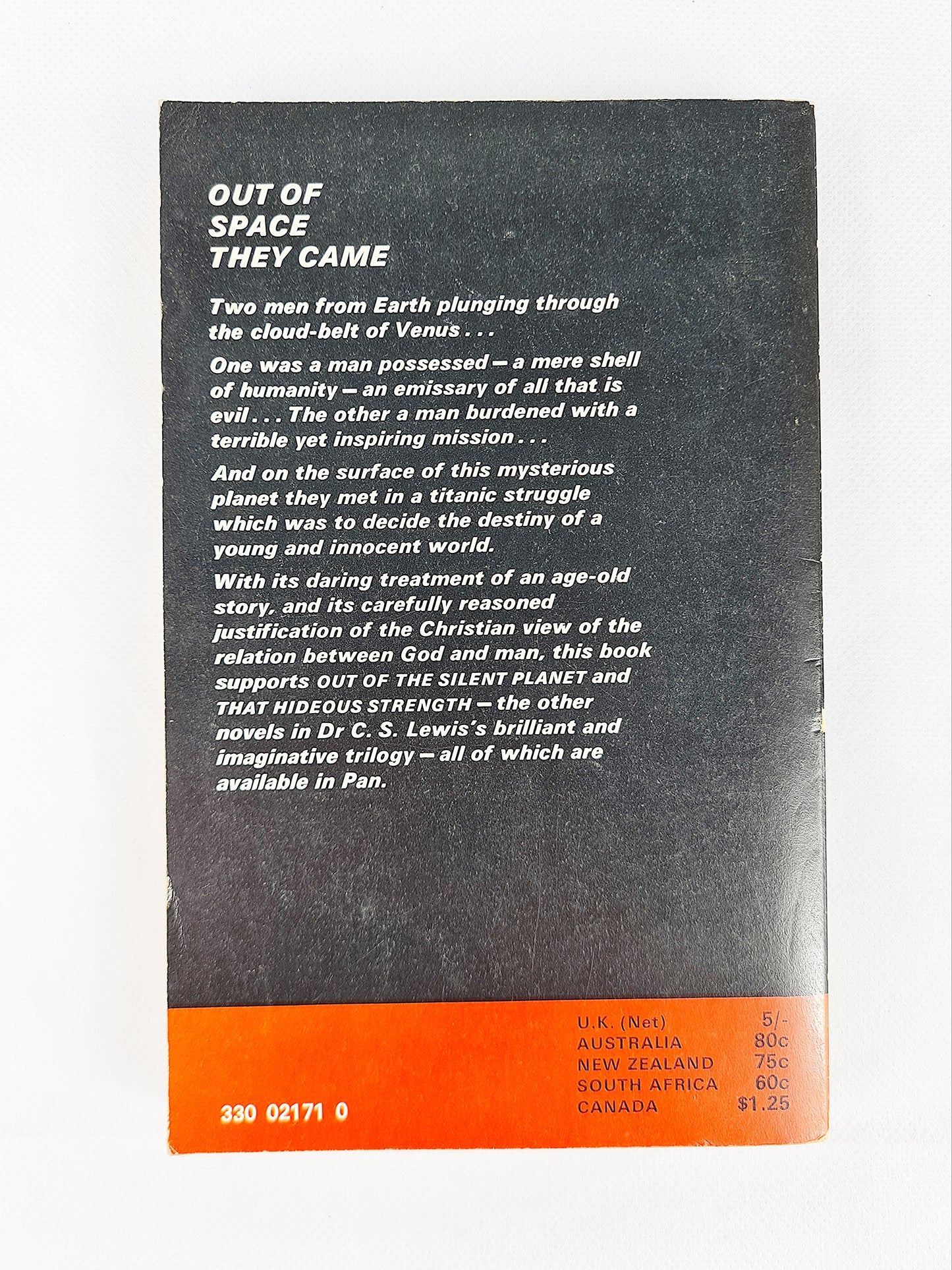 C. S Lewis, Voyage To Venus