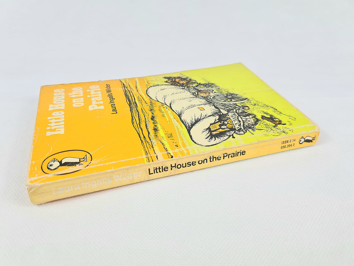 Little House On The Prairie by Laura Ingalls Wilder. Vintage childrens book, Puffin Publications