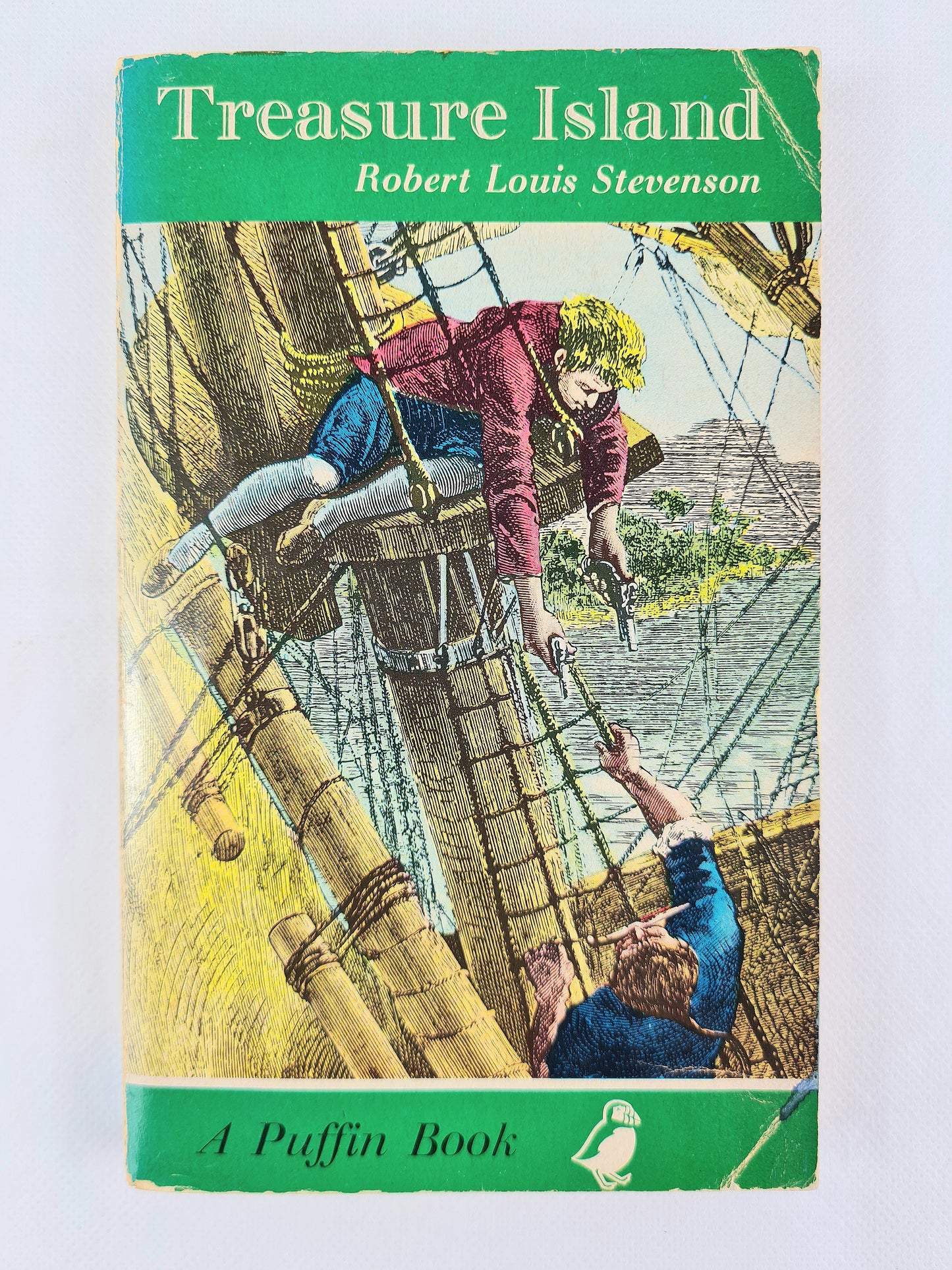 Treasure Island by Robert Louis Stevenson. Vintage childrens book