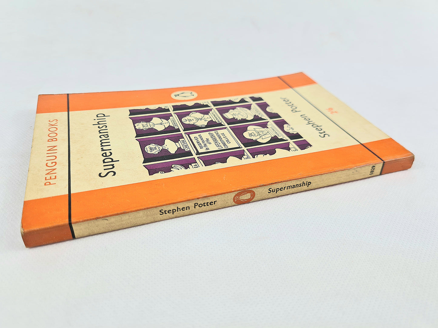 Supermanship by Stephen Potter. Vintage orange Penguin Book