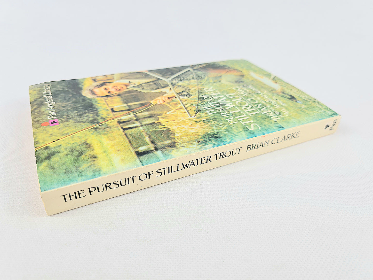 The Pursuit Of Stillwater Trout by Brian Clarke. Vintage fishing book. Pan books