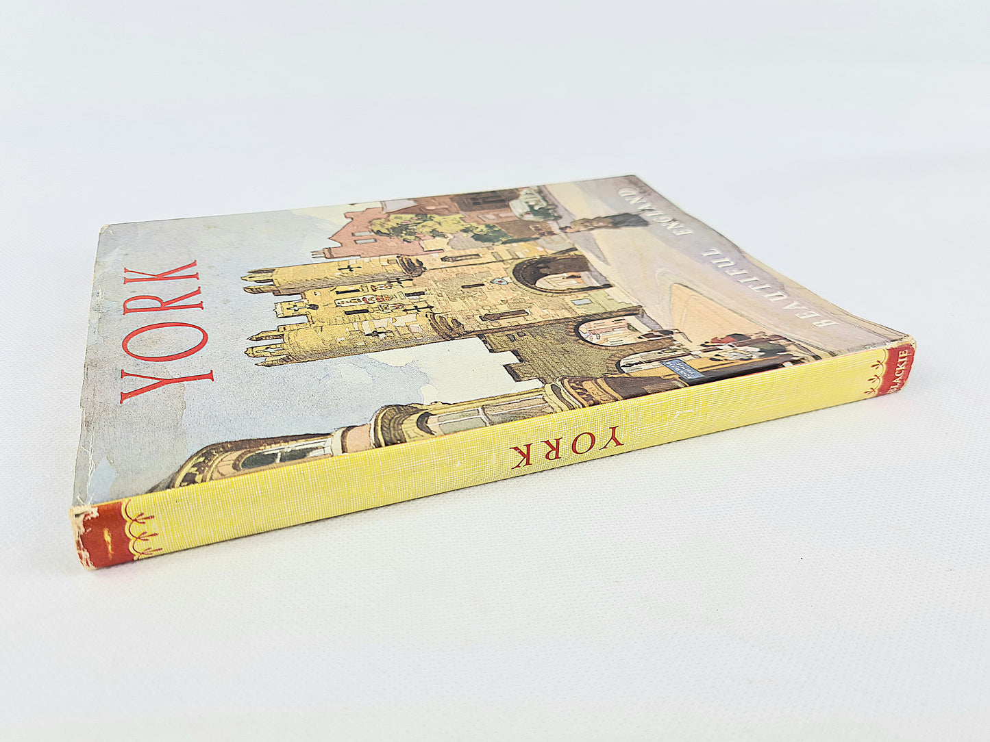 York by I.P Pressly. Illustrated antique travel guide. Beautiful Britain series