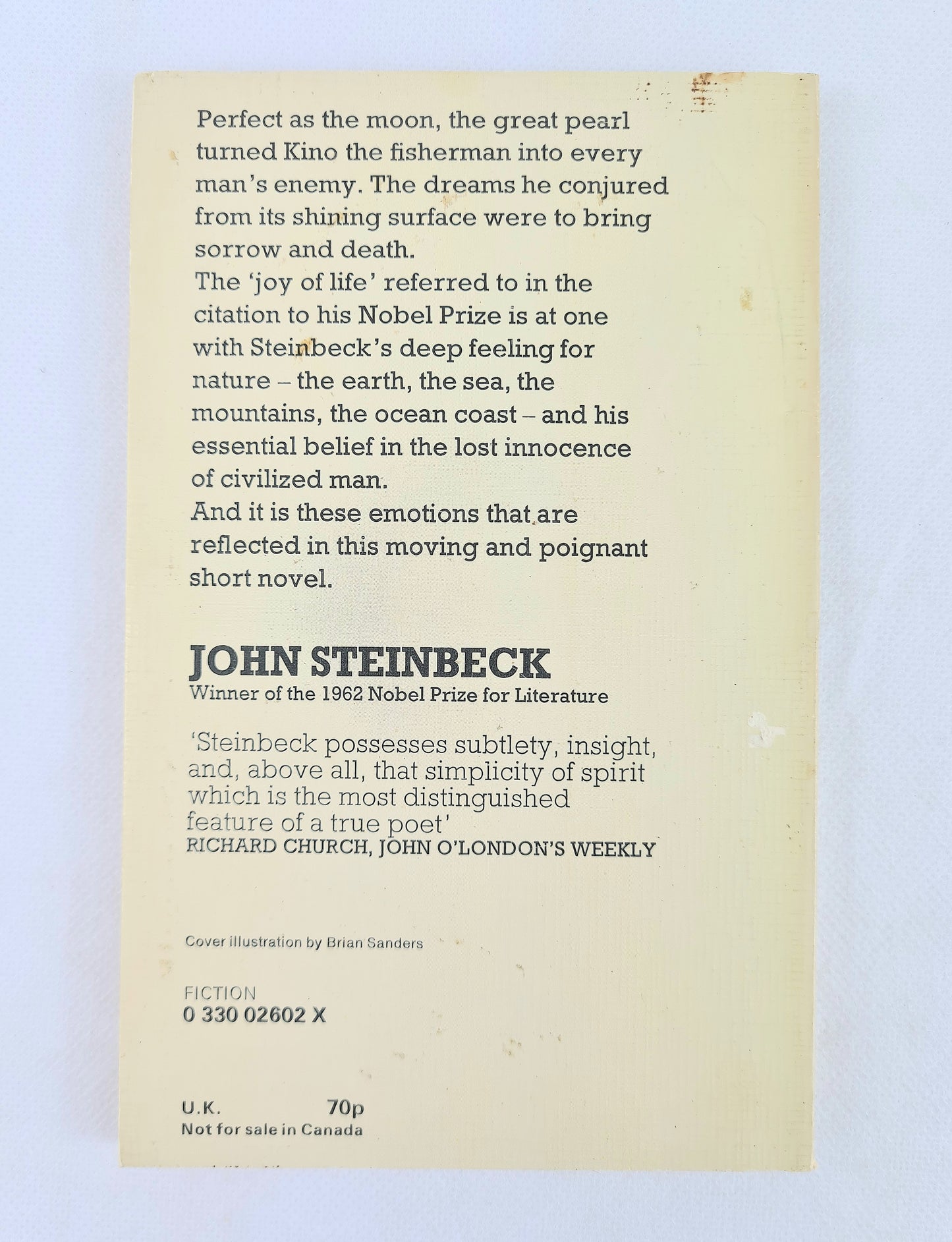 The Pearl by John Steinbeck. Vintage Pan paperbacks