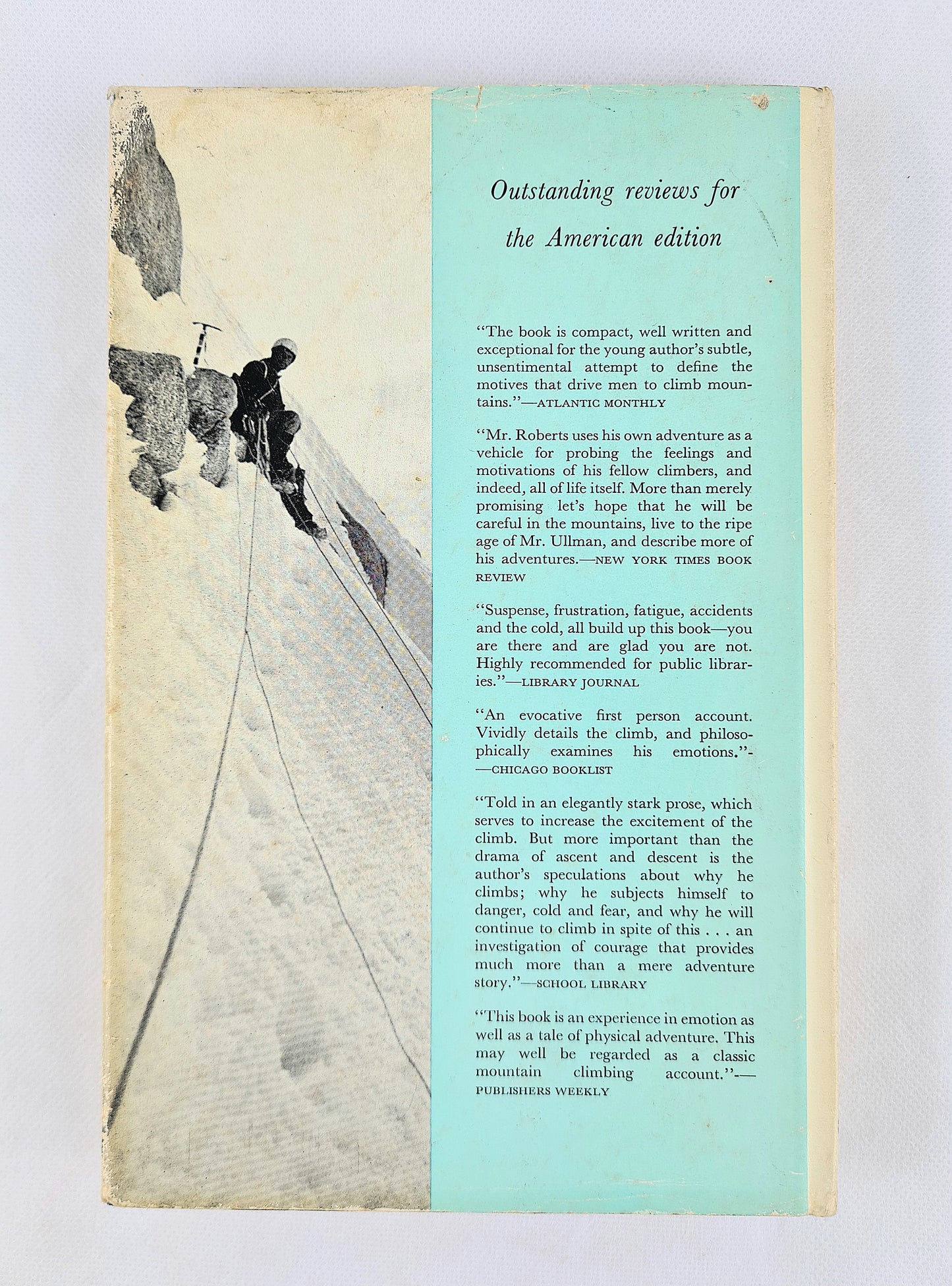 The Mountain of My Fear by David Roberts. Vintage mountaineering book