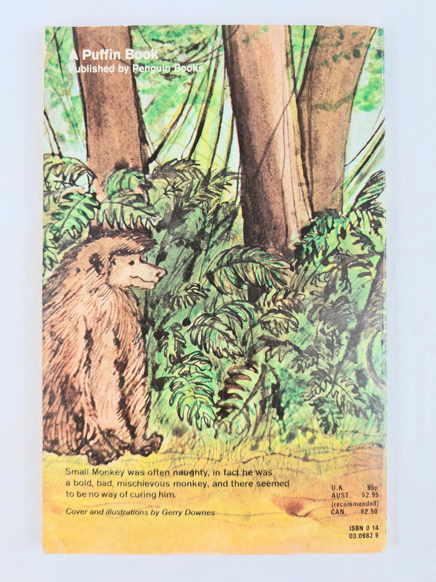 Small Monkey Tales by John Cunliffe. A Puffin book for children