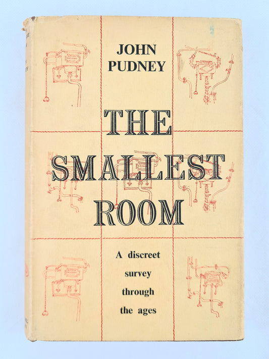 Vintage hardback book about the history of the toilet