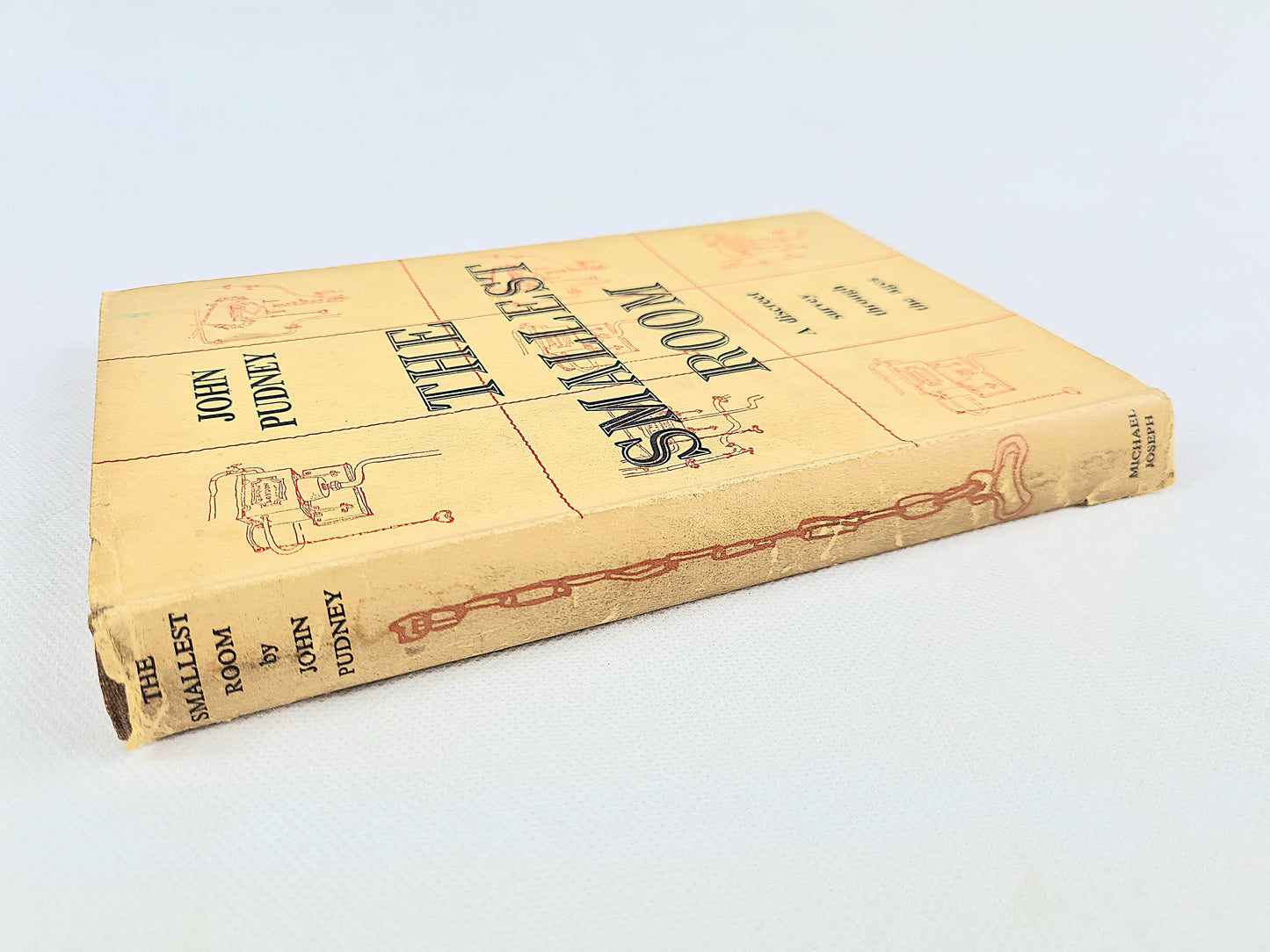 The Smallest Room. A discreet survey through the ages by John Pudney. Illustrated vintage book