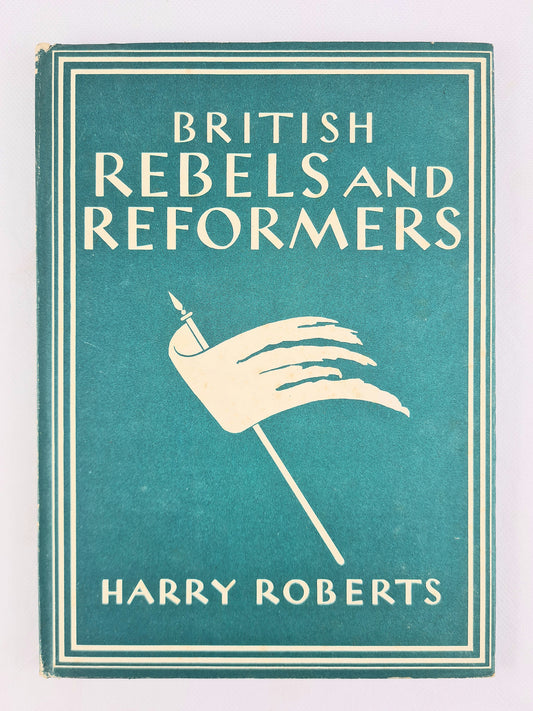 Green vintage book about politics 