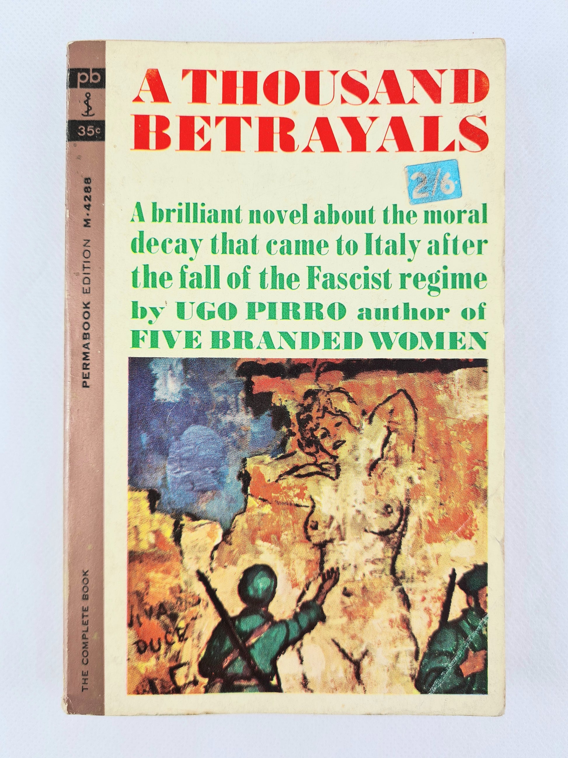 Vintage paperback book with a vibrant cover design