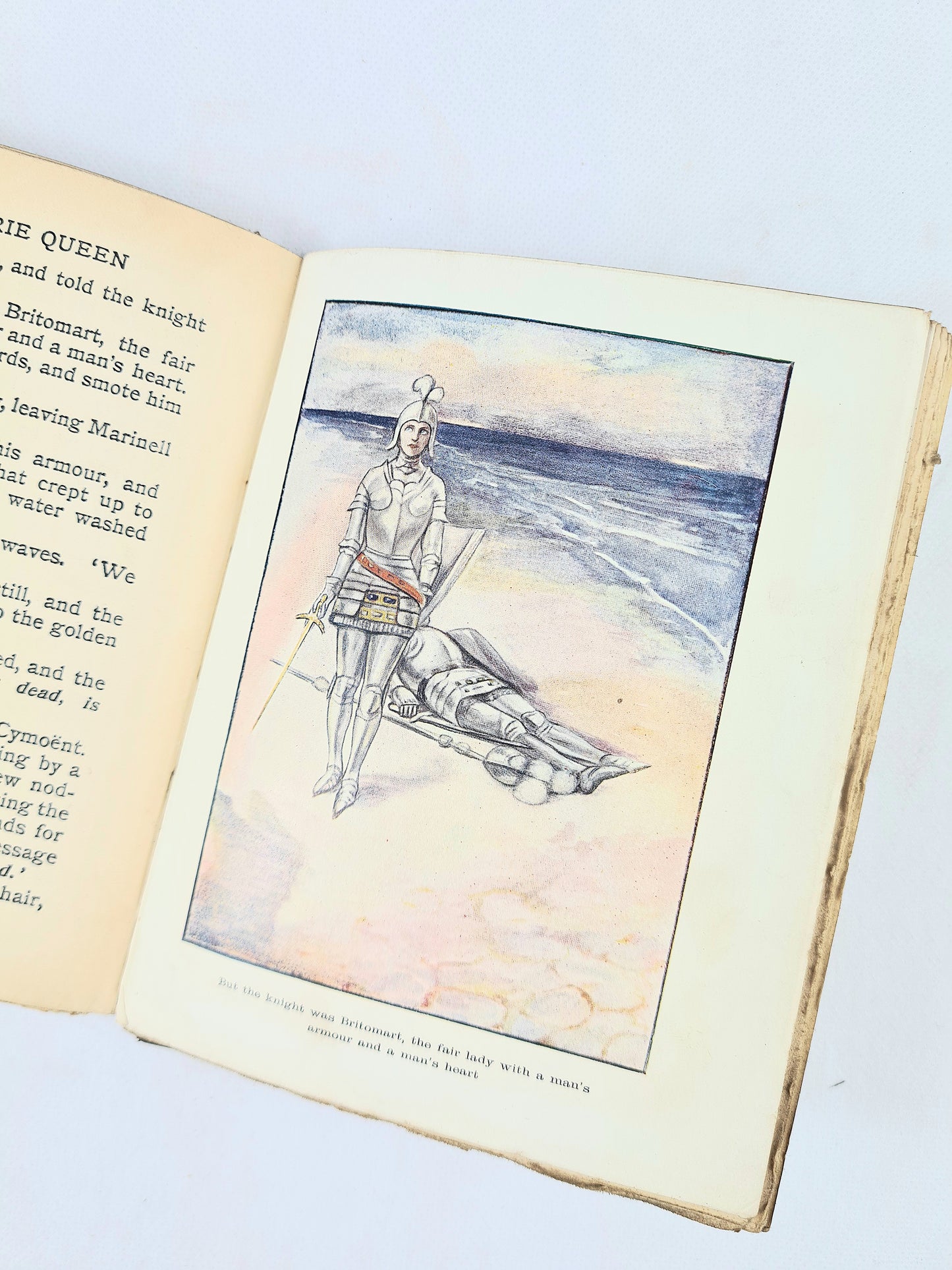 Stories From The Faerie Queen by Jeanie Lang. Illustrated antique childrens book.