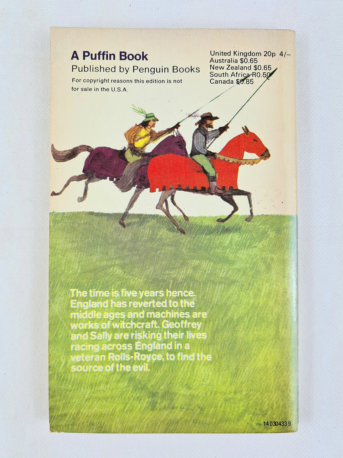The Weathermonger by Peter Dickinson. Vintage childrens book. Puffin publications