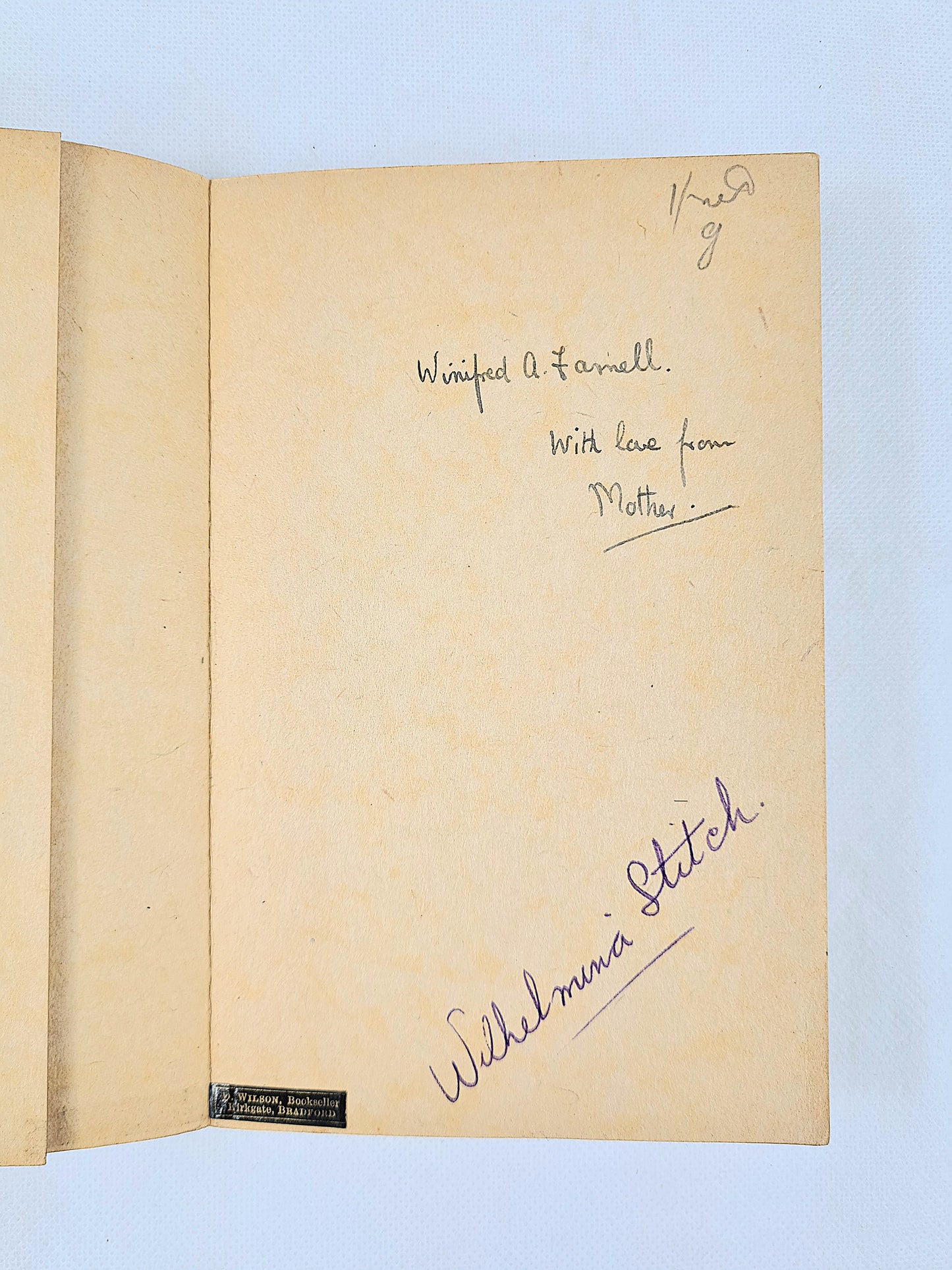 Signed copy of Joy's loom by wilhelmina stitch. Signature