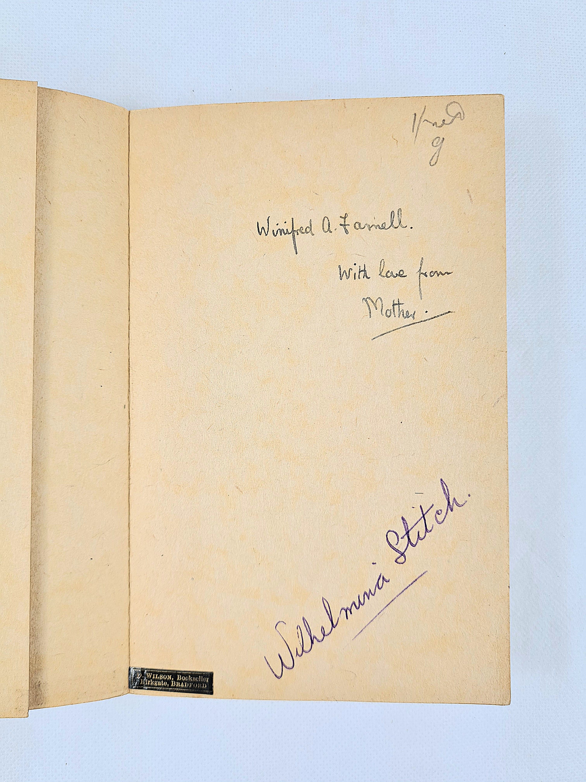 Signed copy of Joy's loom by wilhelmina stitch. Signature
