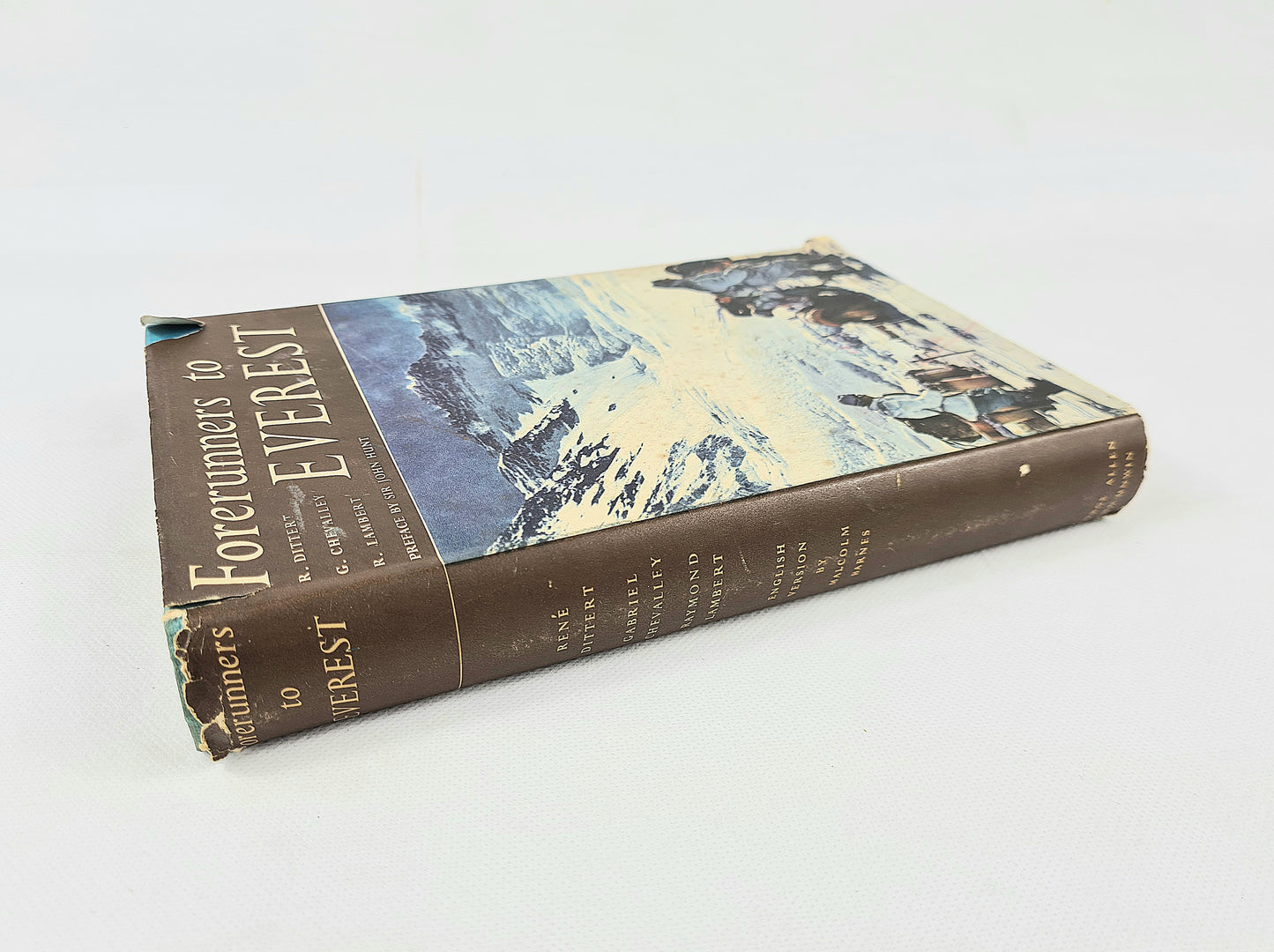 Forerunners to Everest. The story of the two Swiss expeditions of 1952. Vintage hardback book