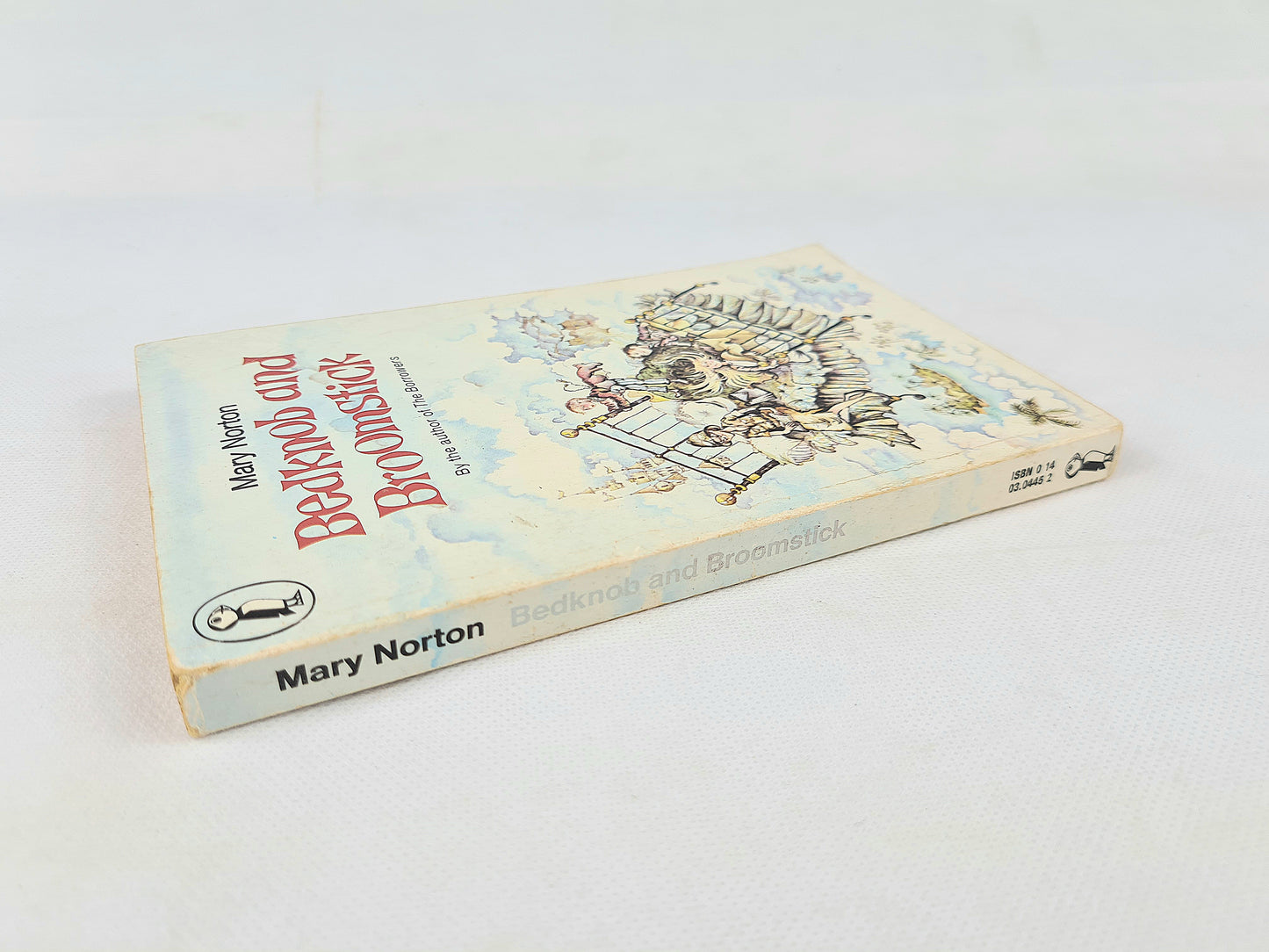 Bedknob and Broomstick by Mary Norton. Vintage Children's book. Puffin Books.