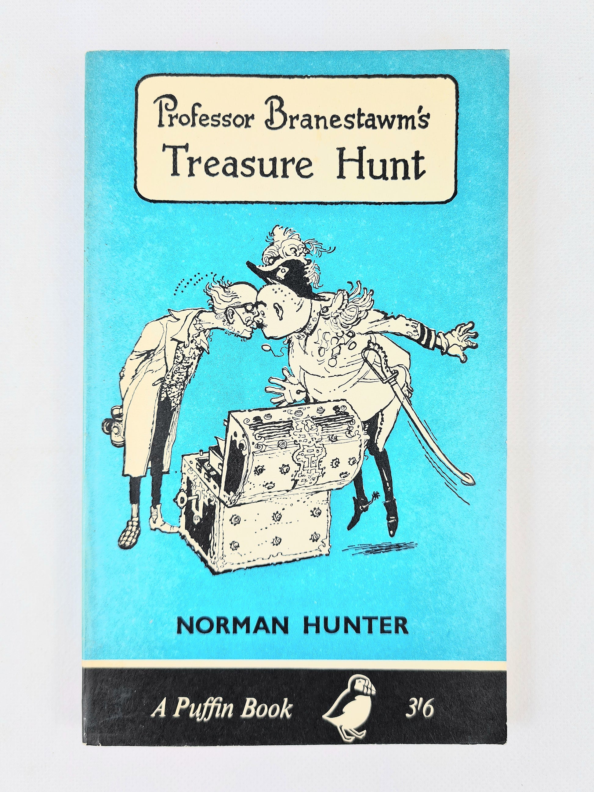 A vintage copy of professor branestawms treasure hunt