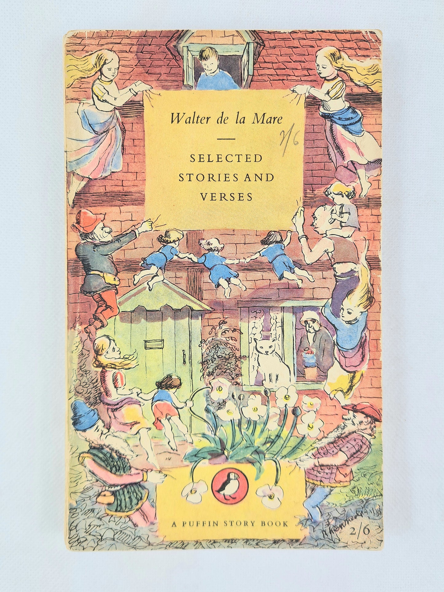 Childrens poetry book by walter de la mare. With a colourful cover design