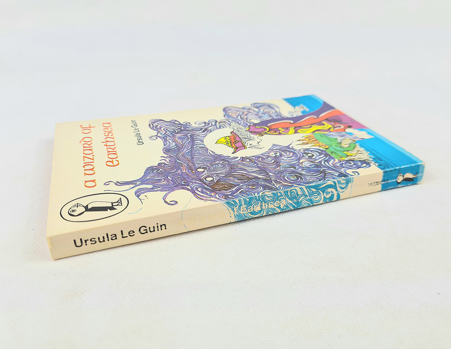 The Wizard of Earthsea by Ursula Le Guin. Vintage childrens Puffin publications.