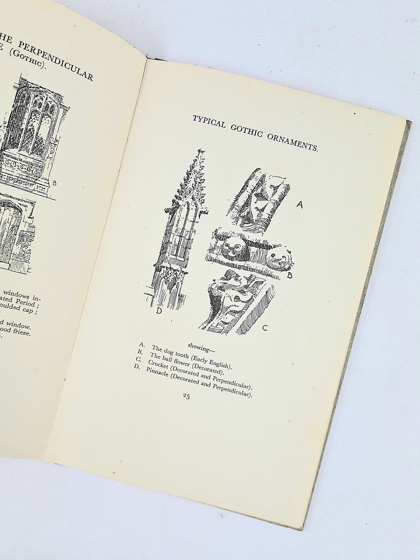 English Architecture At A Glance by Frederick Chatterton. Illustrated vintage book