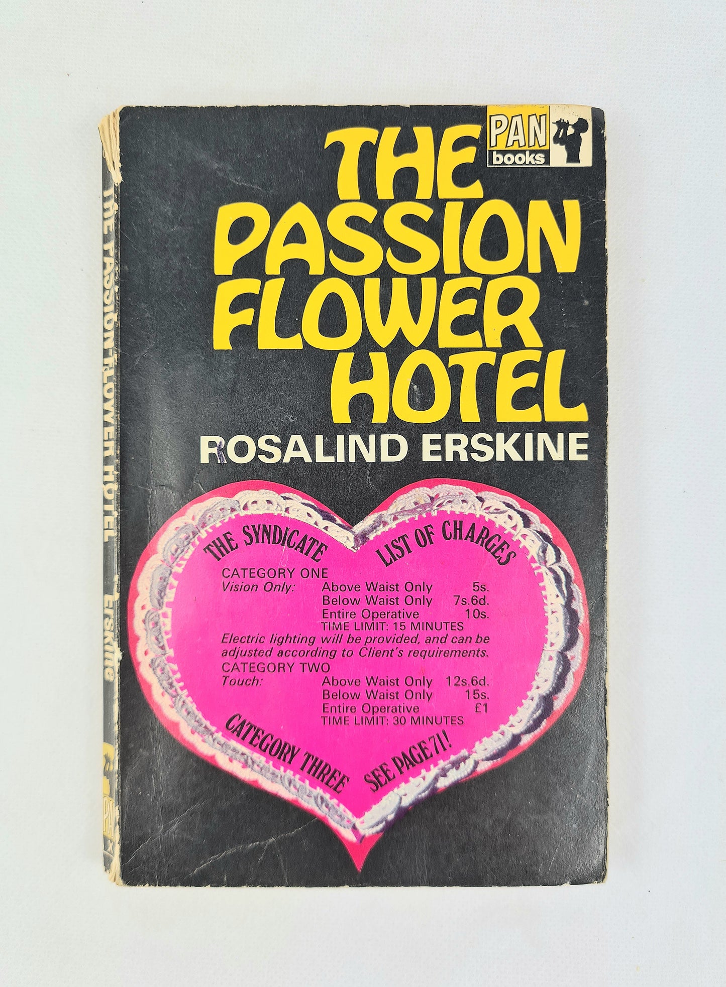 Vintage paperback book on a white background 