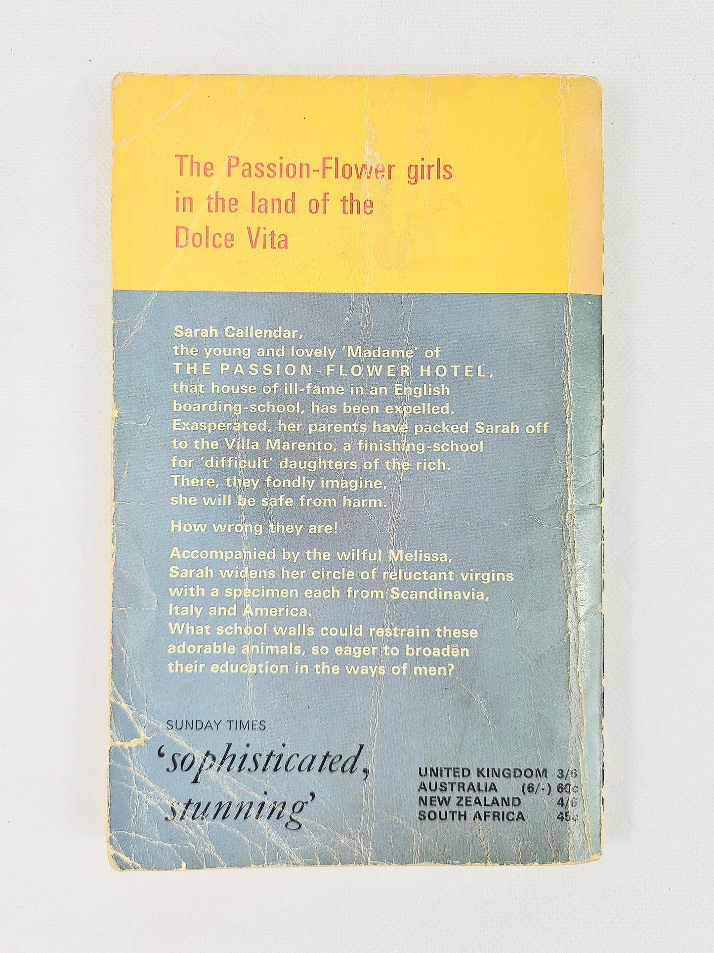 Passion Flowers in Italy by Rosalind Erskine. Sequel to the Passion Flower Hotel.