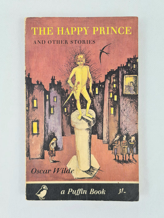 A vintage edition of the happy prince on a white background 