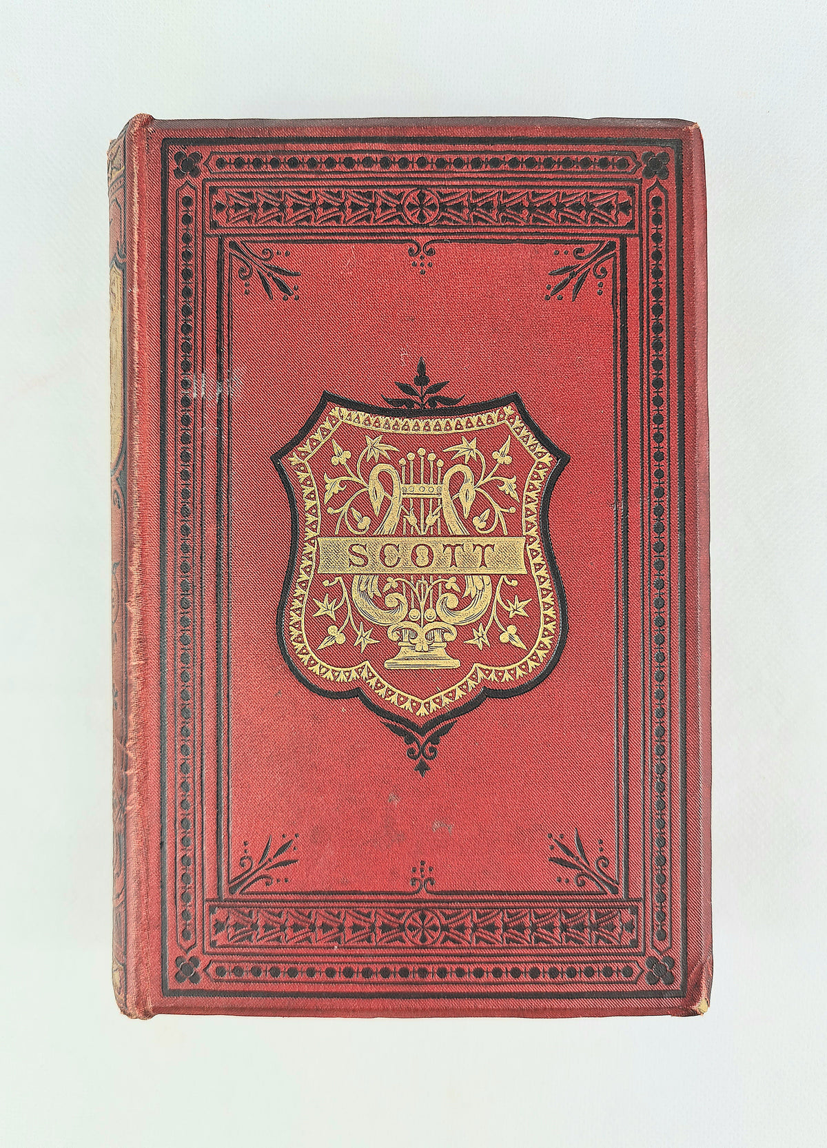 The Poetical Works of Sir Walter Scott. Antique hardback poetry book.