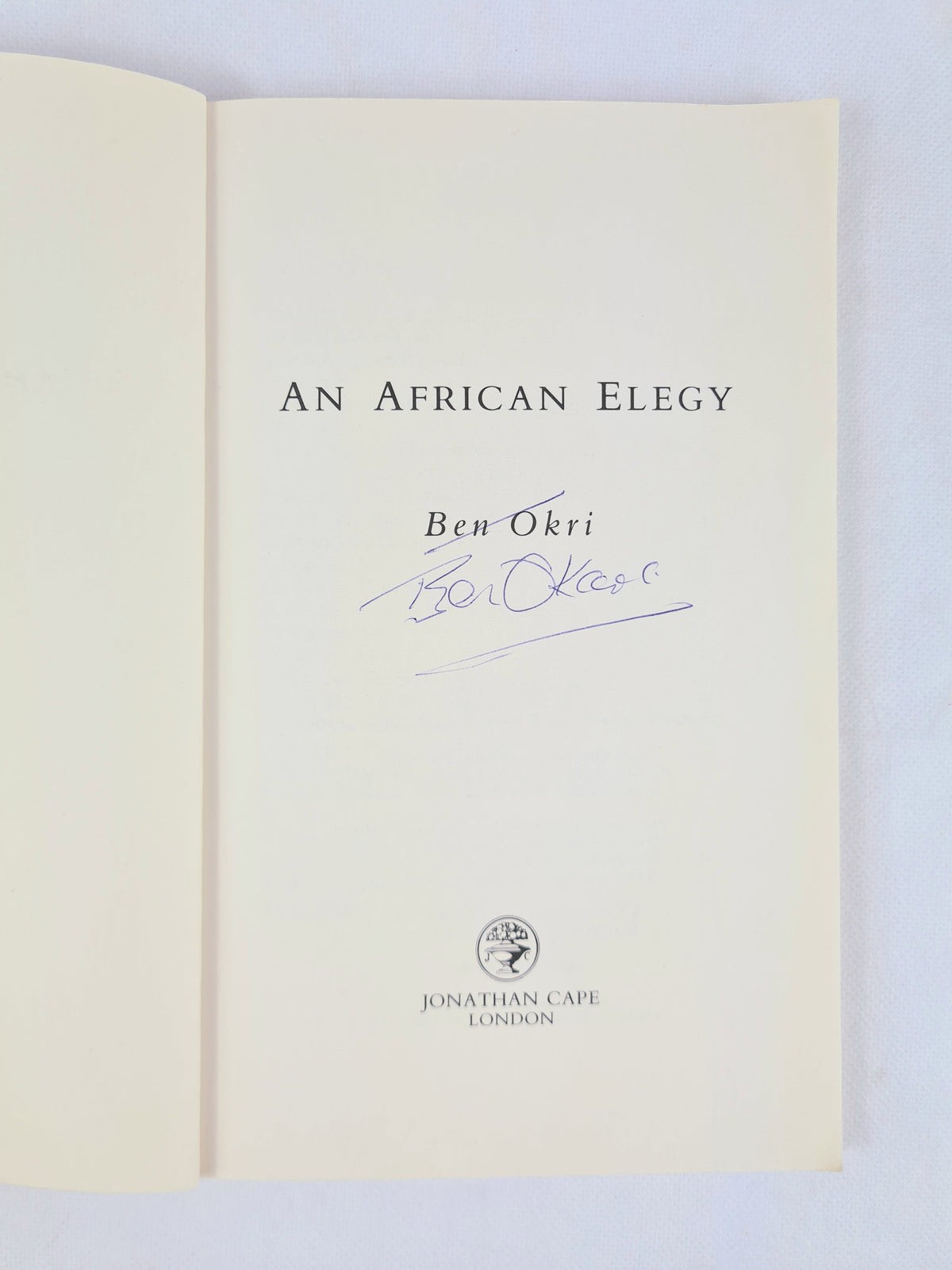 An African Elegy – Ben Okri (Signed First Edition)