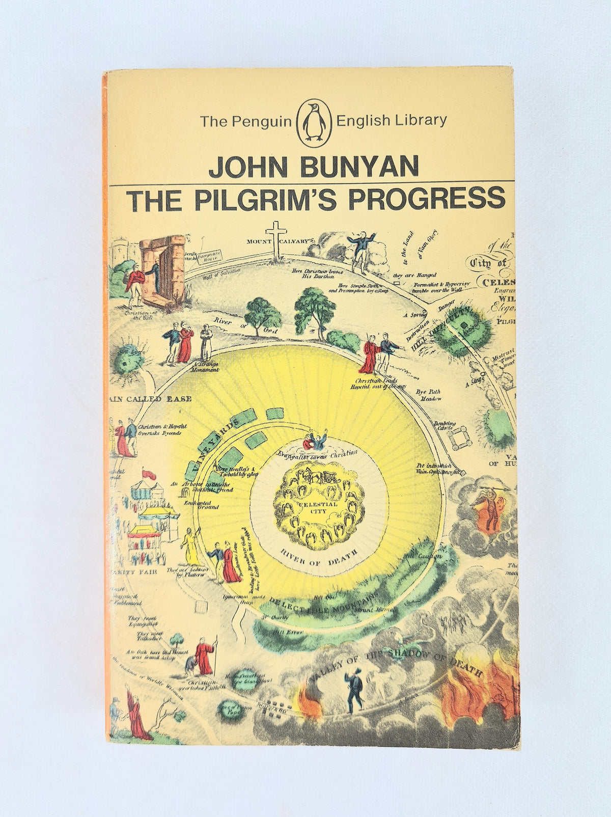 Vintage penguin book on a white background 