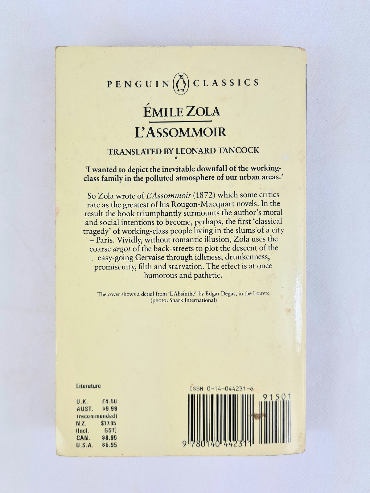 L’Assommoir, Émile Zola | Penguin Classics Paperback