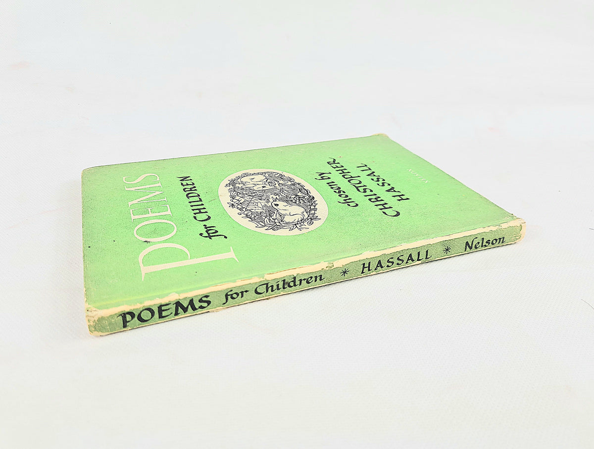 Poems for Children, chosen by Christopher Hassall – 1963 Vintage Poetry Book