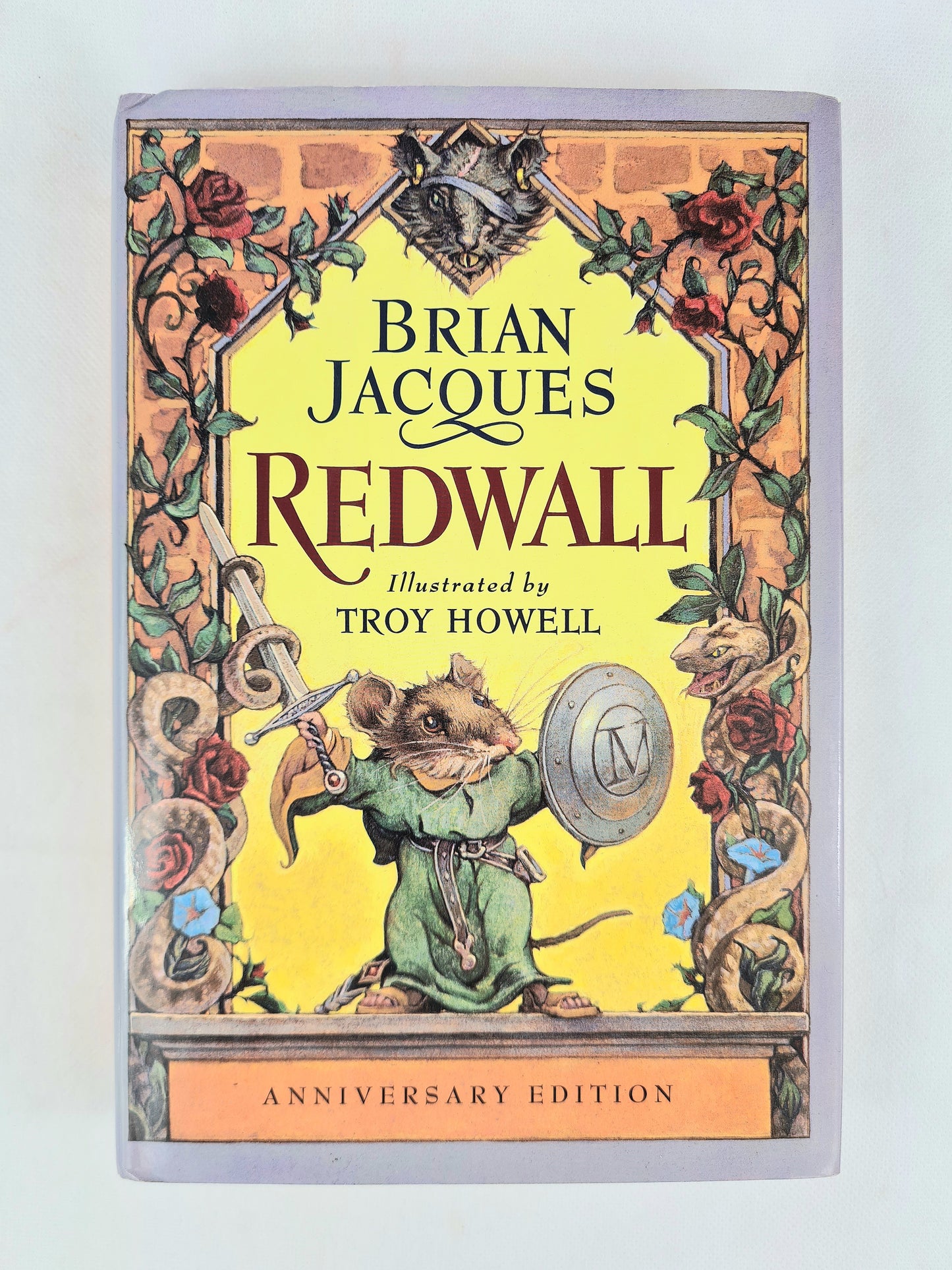 Redwall by Brian Jacques. Anniversary edition, illustrated by Troy Howell. Signed by the Author.