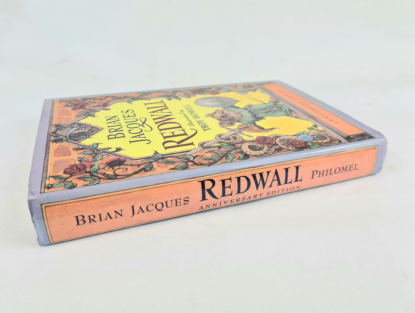 Redwall by Brian Jacques. Anniversary edition, illustrated by Troy Howell. Signed by the Author.