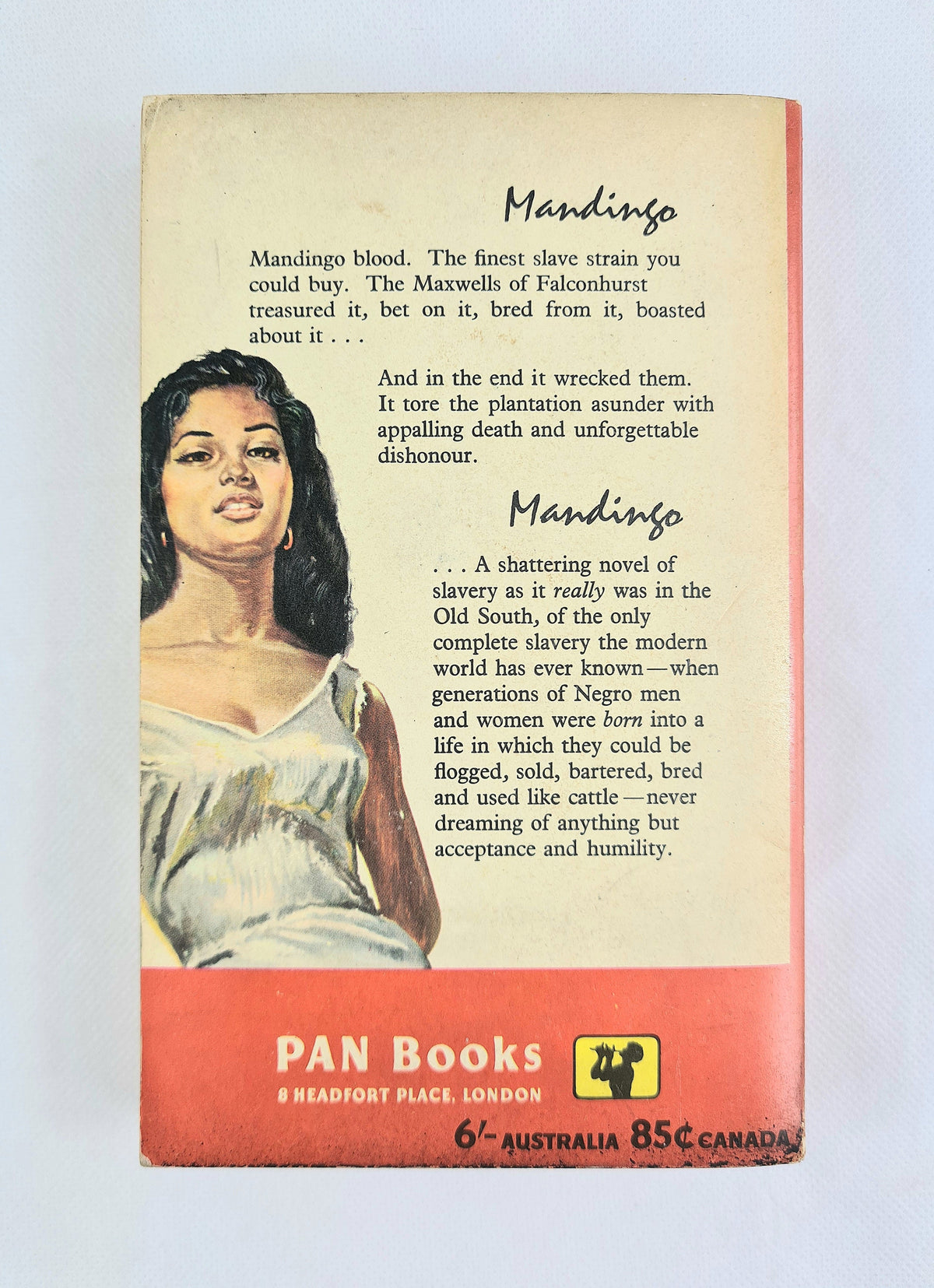 Mandingo by Kyle Onstott | 1965 Vintage Pan Books Paperback