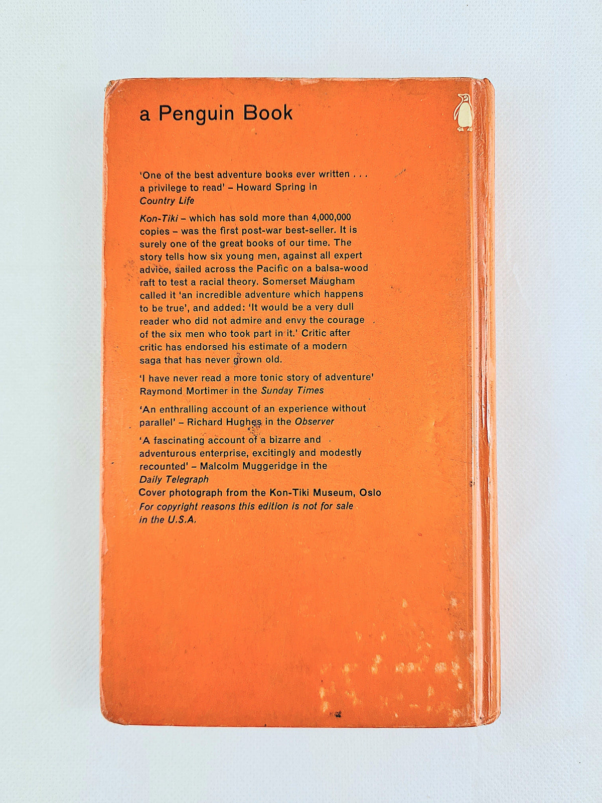 The Kon-Tiki Expedition by Thor Heyerdahl – 1965 Penguin Hardback