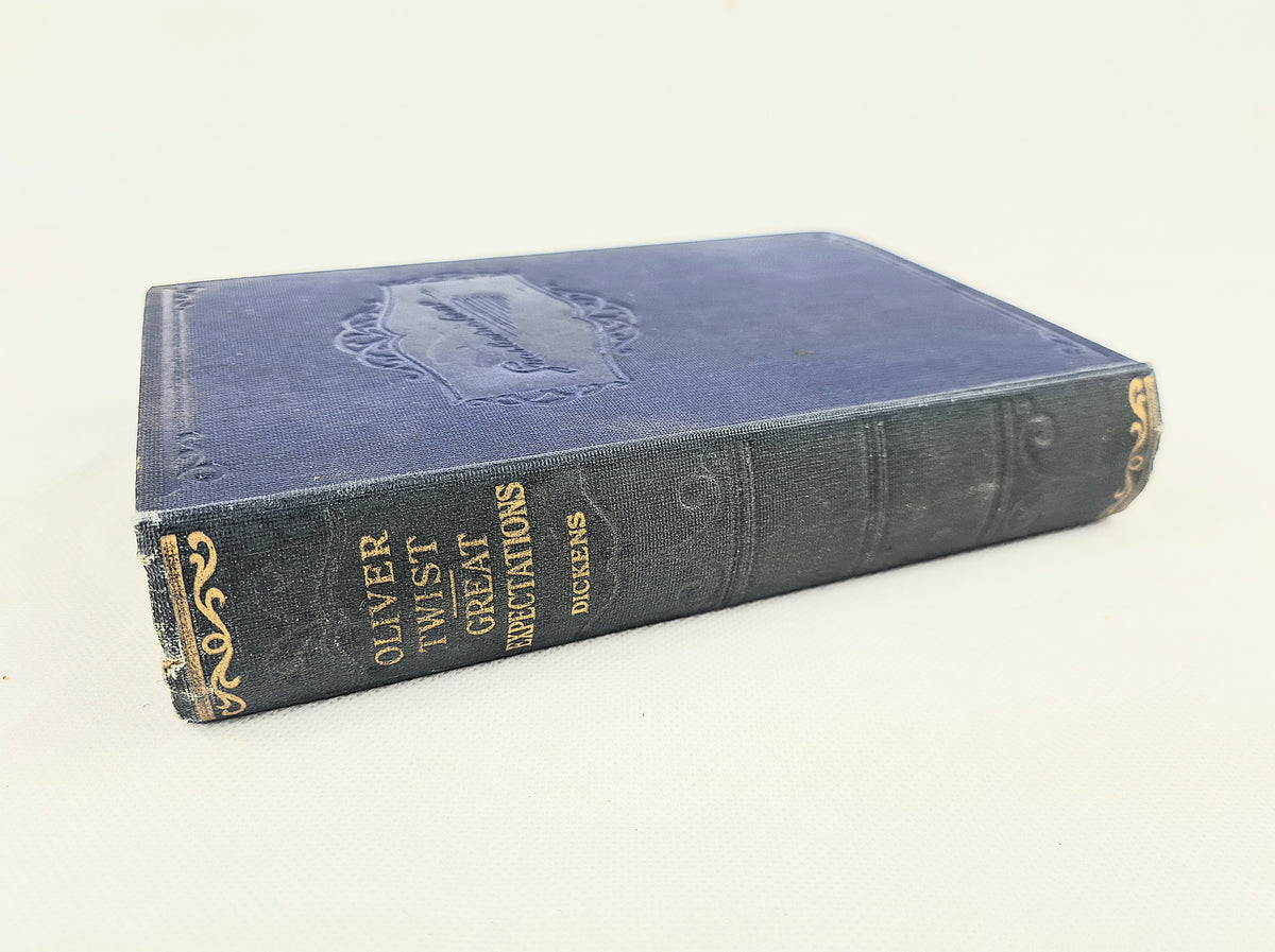 Oliver Twist & Great Expectations by Charles Dickens | Early 20th Century Hardback