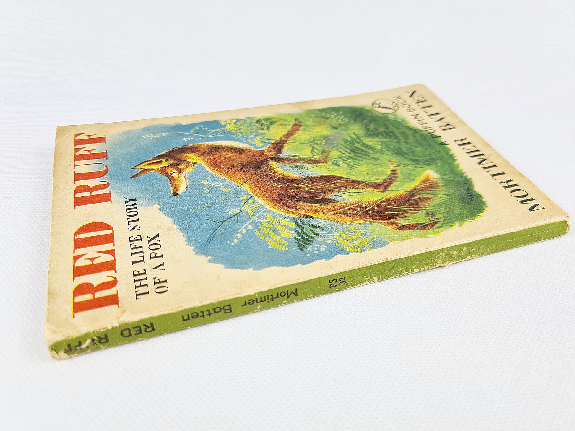 Red Ruff, The Life Story Of A Fox, Mortimer Batten. Vintage Puffin Boo ...