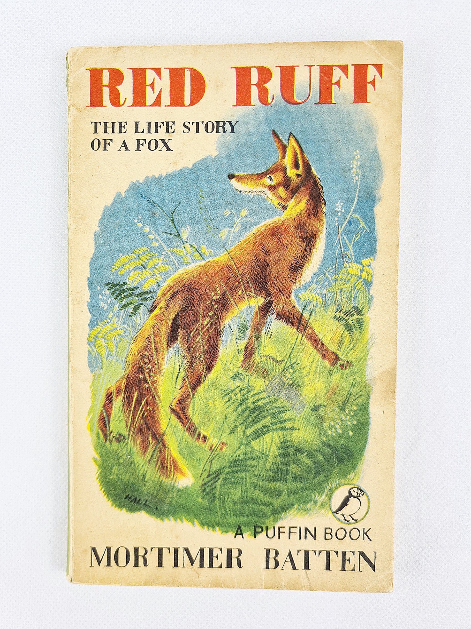 Red Ruff, The Life Story Of A Fox, Mortimer Batten. Vintage Puffin Boo ...